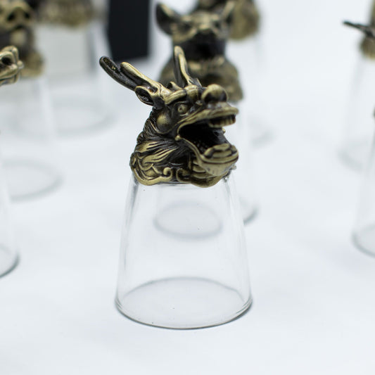 Chinese Zodiac Shot Glasses - Gift Set of 12 (25ml)
