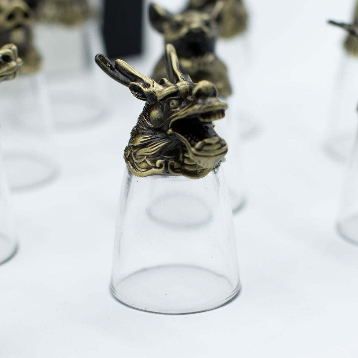 Chinese Zodiac Shot Glasses - Gift Set of 12 (25ml)
