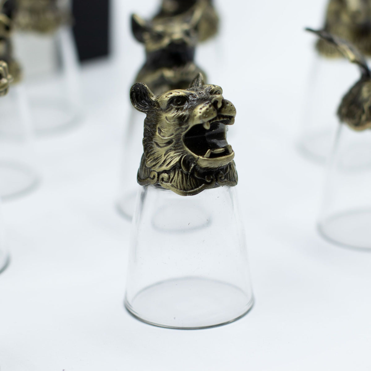 Chinese Zodiac Shot Glasses - Gift Set of 12 (25ml)