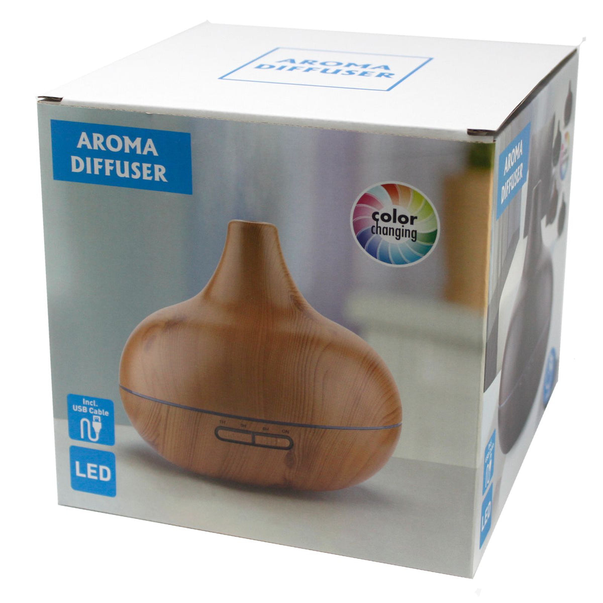 Santorini Aroma Diffuser - Shell Effect - Colour Change & Timer - USB