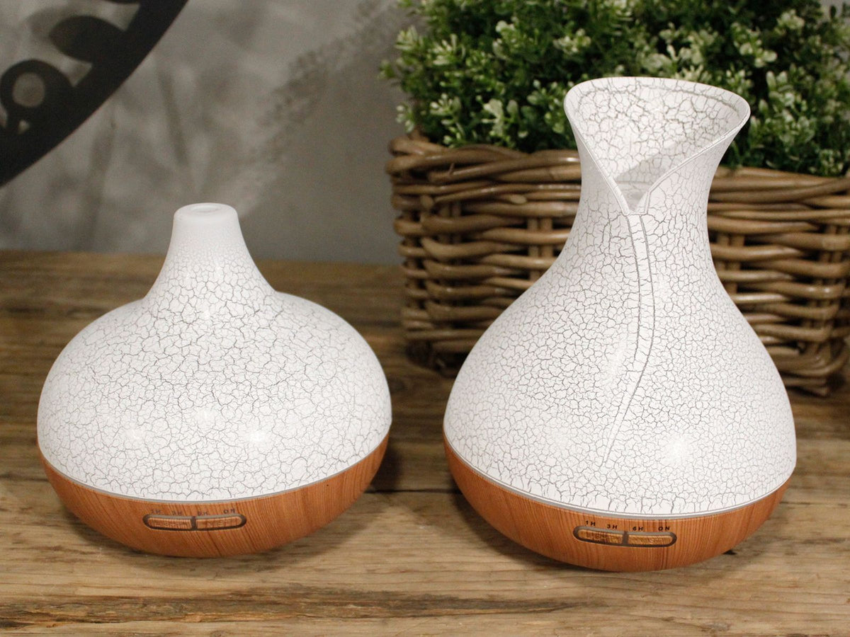 Santorini Aroma Diffuser - Shell Effect - Colour Change & Timer - USB