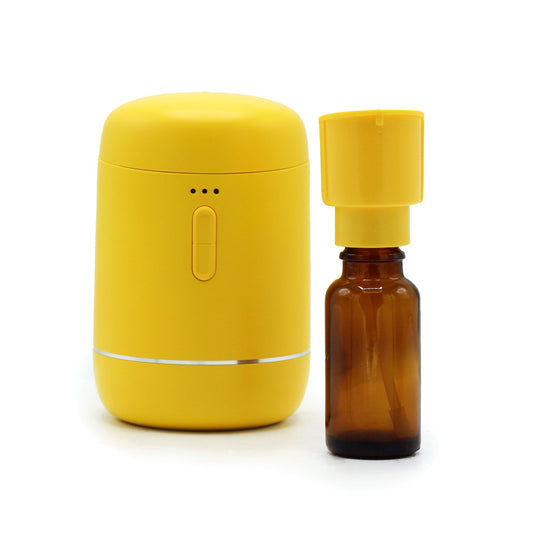 Rechargeable Waterless Essential Oil Diffuser - Yellow - USB-C