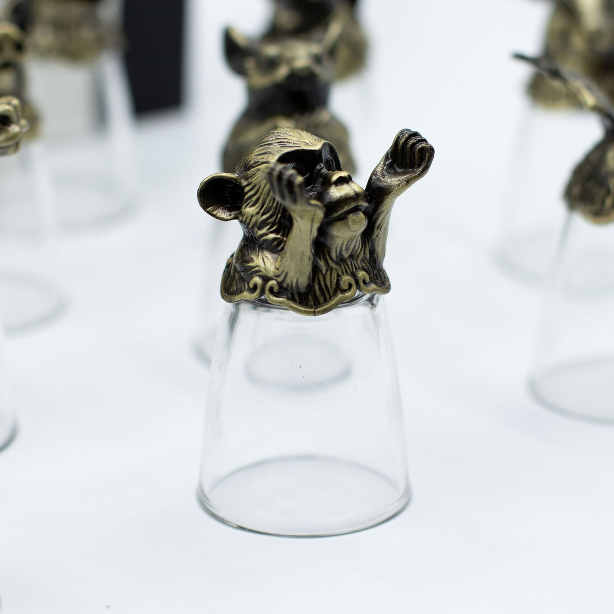 Chinese Zodiac Shot Glasses - Gift Set of 12 (25ml)