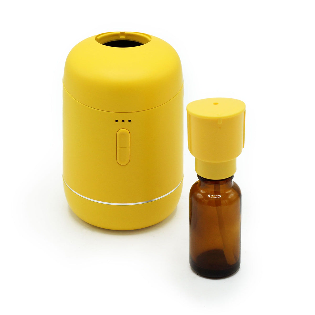 Rechargeable Waterless Essential Oil Diffuser - Yellow - USB-C