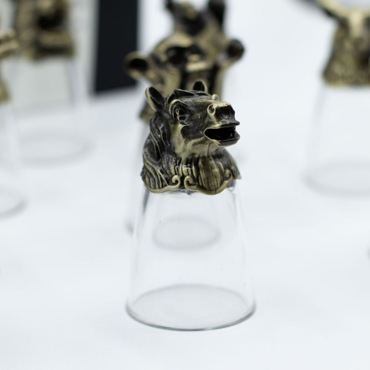 Chinese Zodiac Shot Glasses - Gift Set of 12 (25ml)